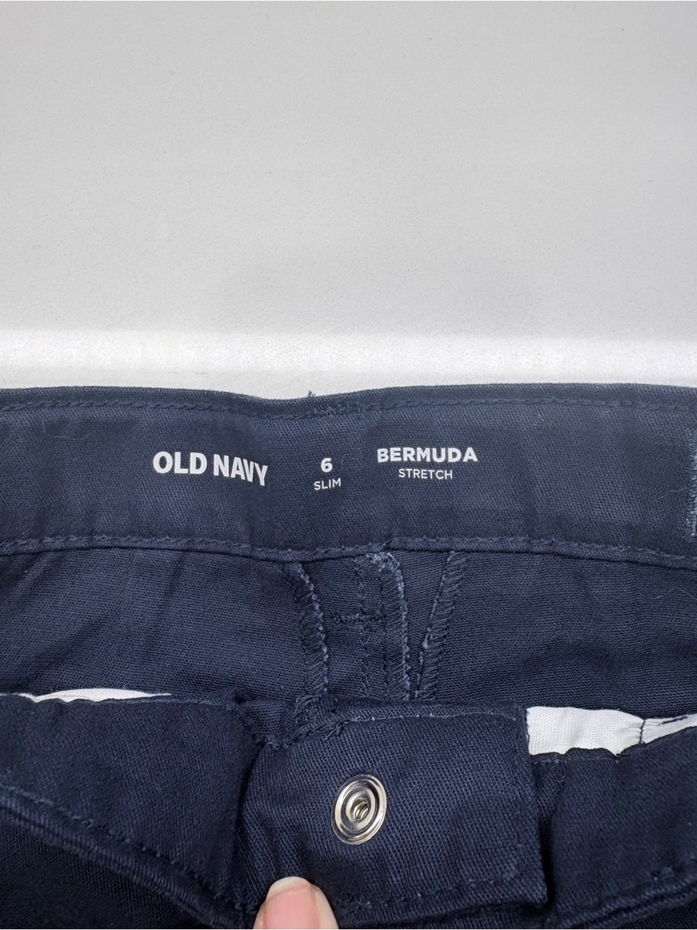 NWT Old Navy girls uniform shorts navy blue